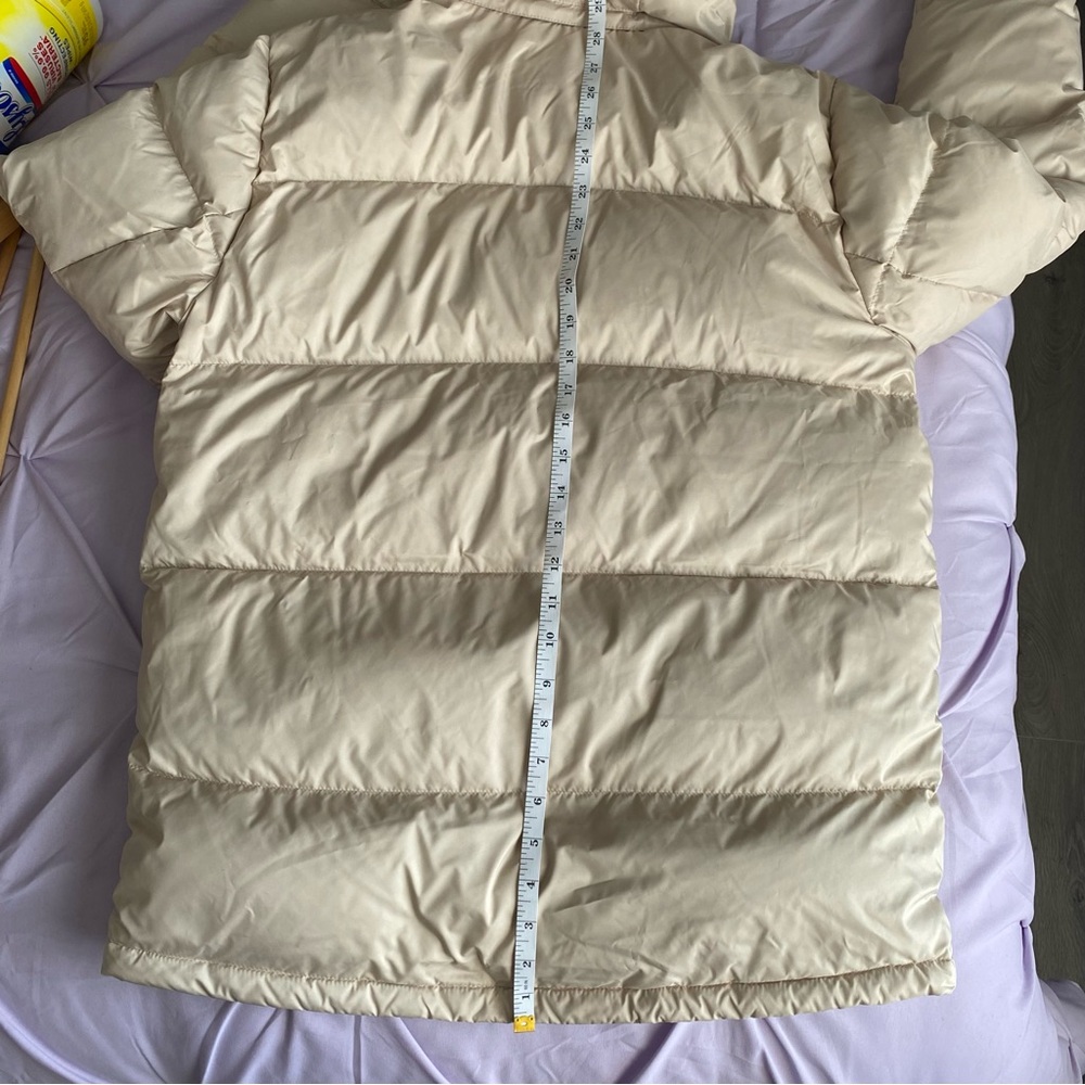 QUINCE Responsible Down Puffer Jacket Oatmilk Women’s Small New NWOT - Picture 9 of 11